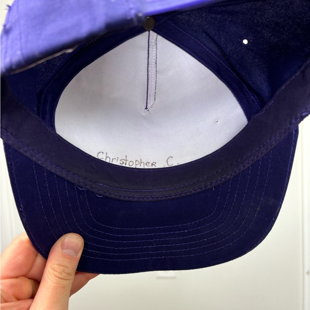 Vintage 90s colorado rockies purple snapback hat - Picture 9 of 9